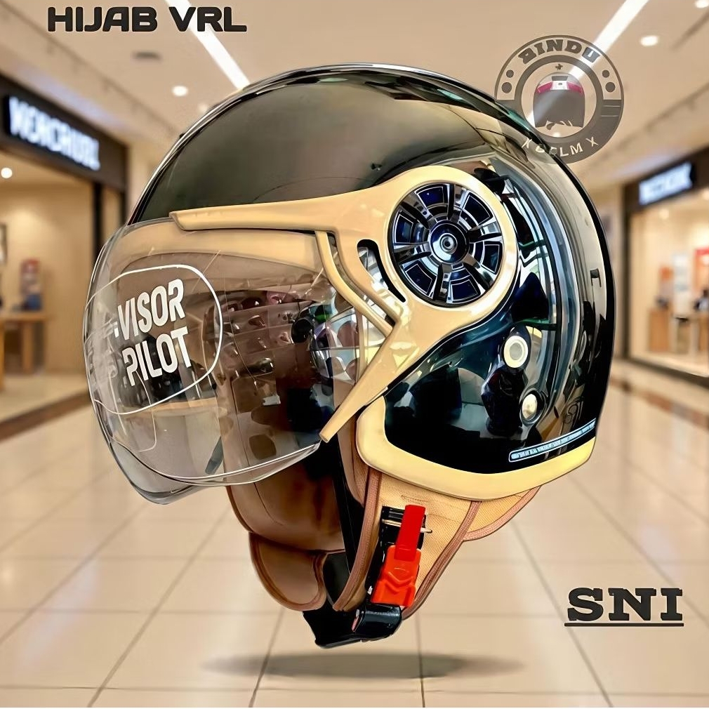 HELM HIJAB VRL TIPE PILOT SCOPY