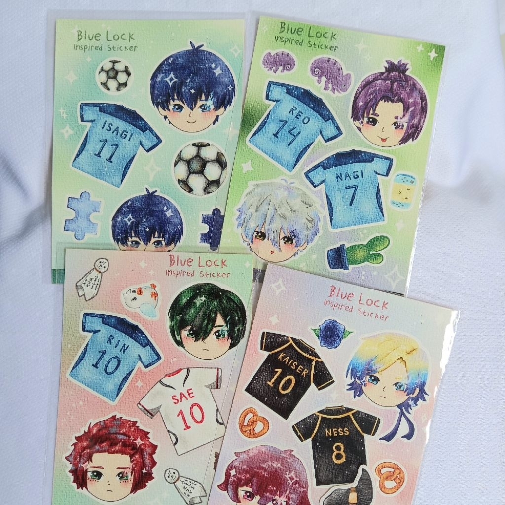 Blue Lock Sticker Sheet