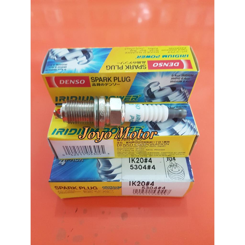 BUSI MOBIL MERK DENSO IRIDIUM IK20 YARIS VIOS AVANZA XENIA NON VVTI