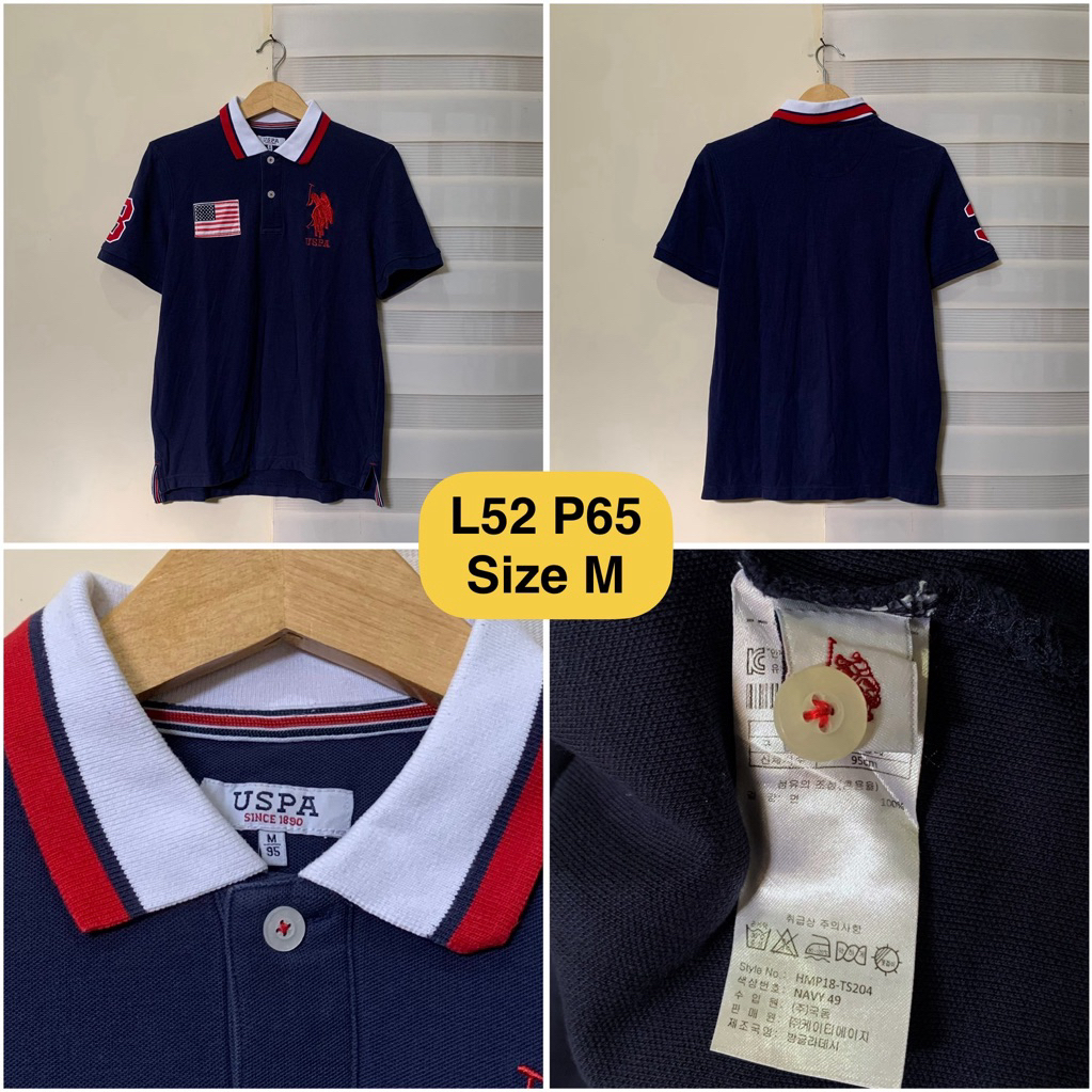 Poloshirt US Polo Assn USPA Navy Big Logo Original