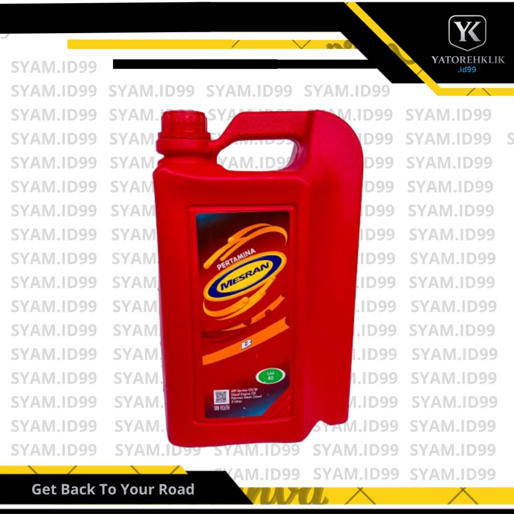Oli Mesin Diesel Pertamina Mesran B SAE 40 Kemasan 5 Liter Original – Oli Mobil Diesel