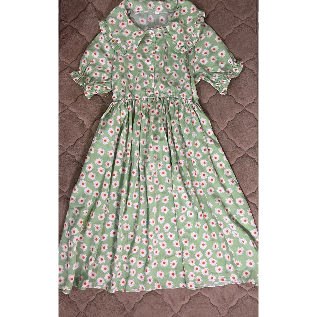 preloved dress lengan balon