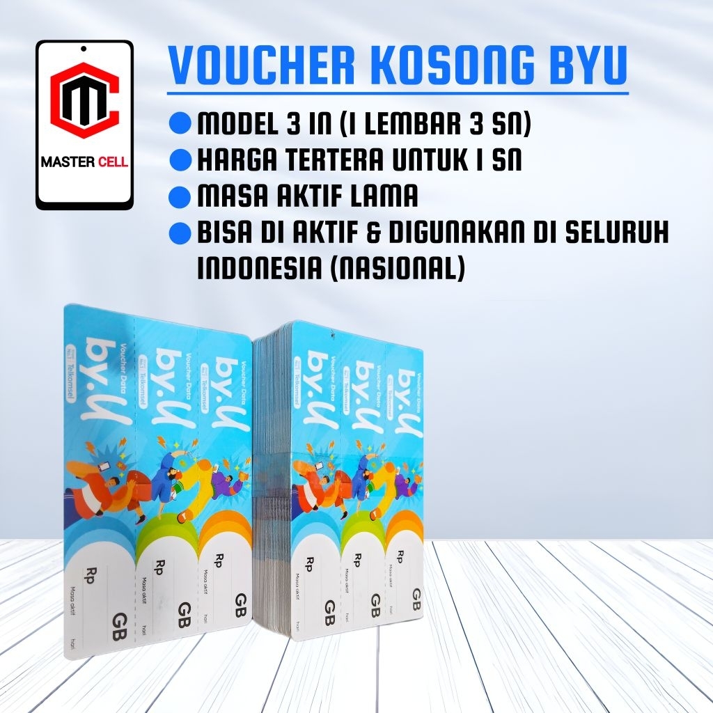 Voucher Kosong Telkomsel Byu Byu Zero