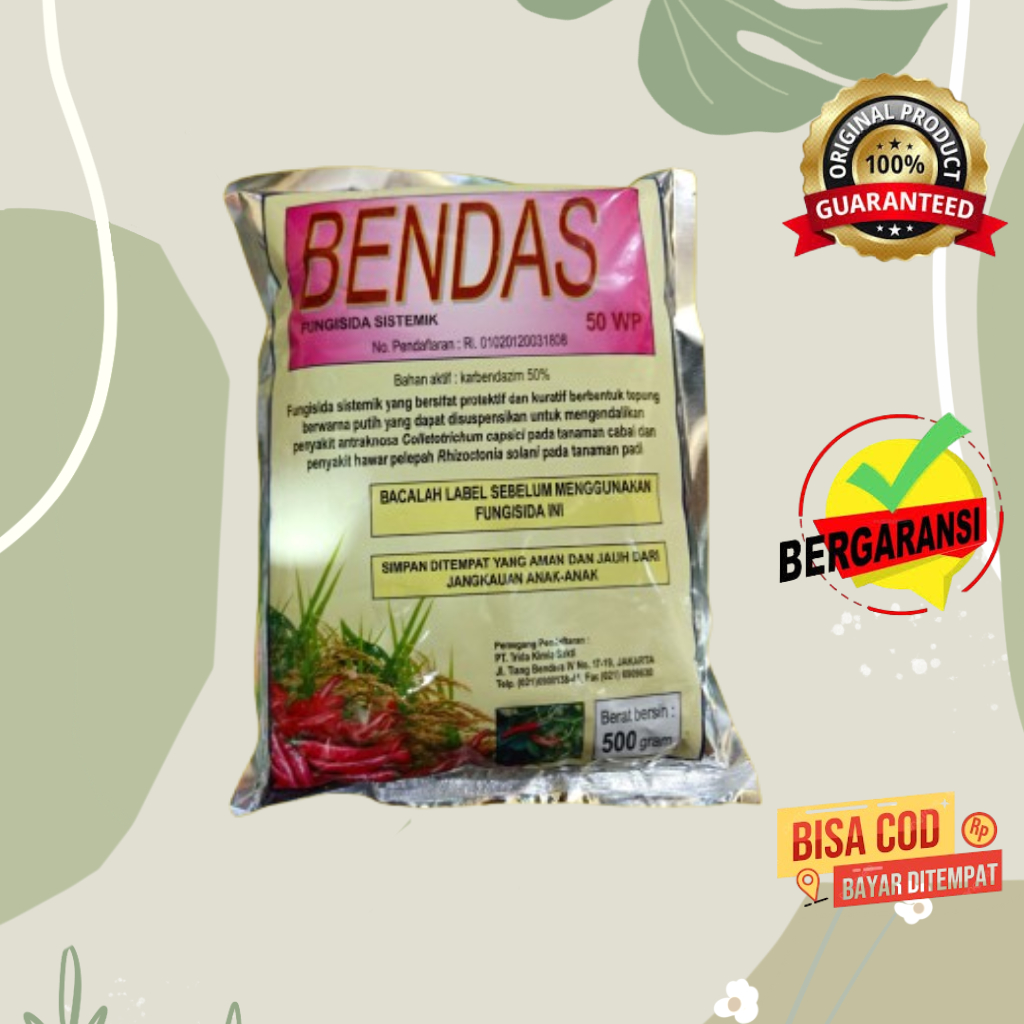 Fungisida Bendas 50 WP 500 Gram