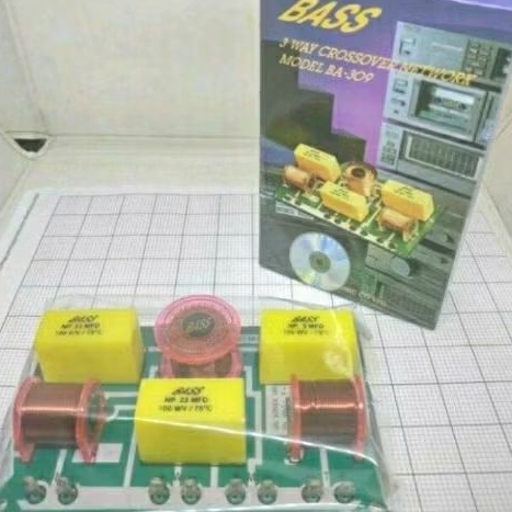 Speaker Crossover 3 Way Bas/Network 3 Way Bas- BA309