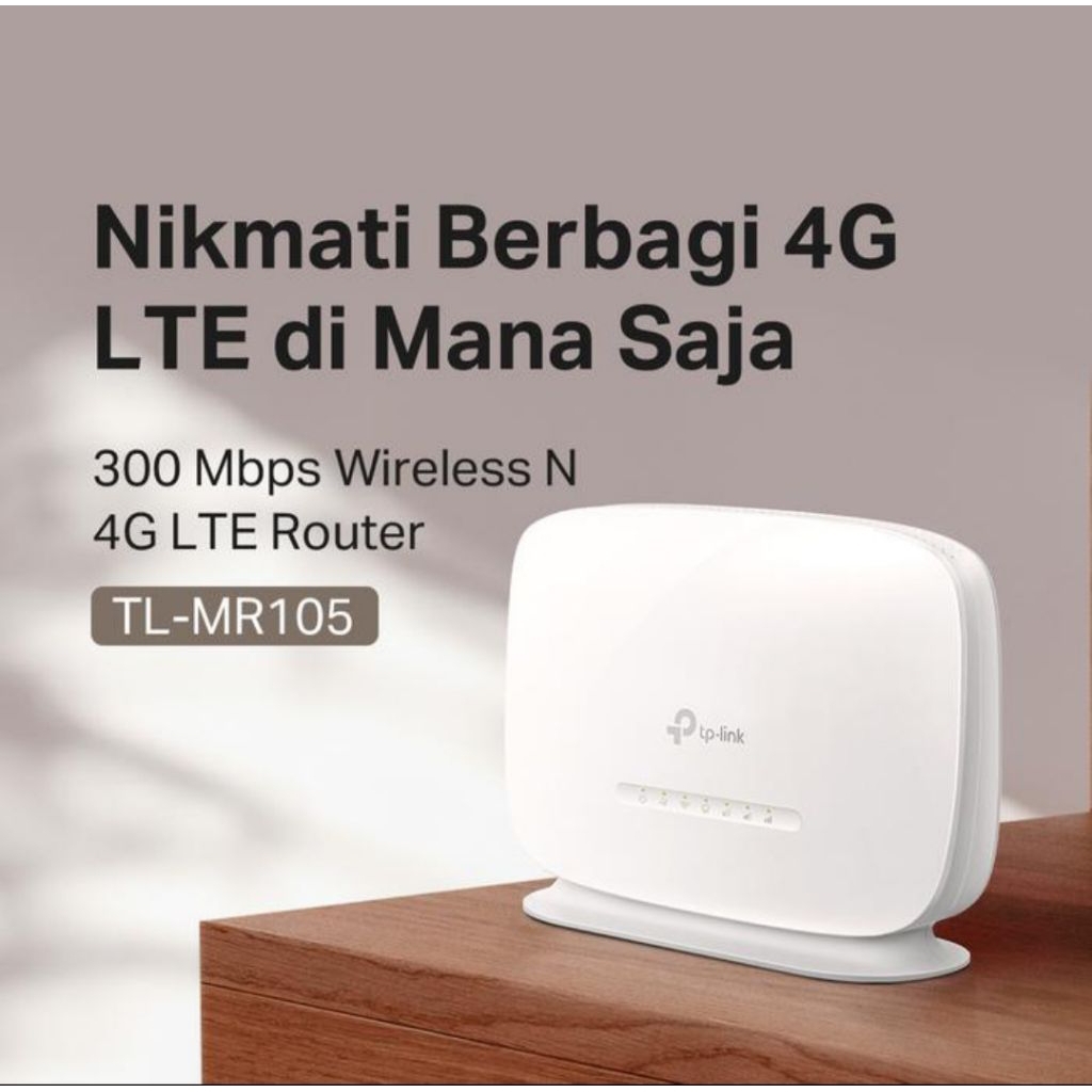 TP Link TL-MR105 4G LTE Modem WiFi Router 300Mbps Simcard Unlock all operator