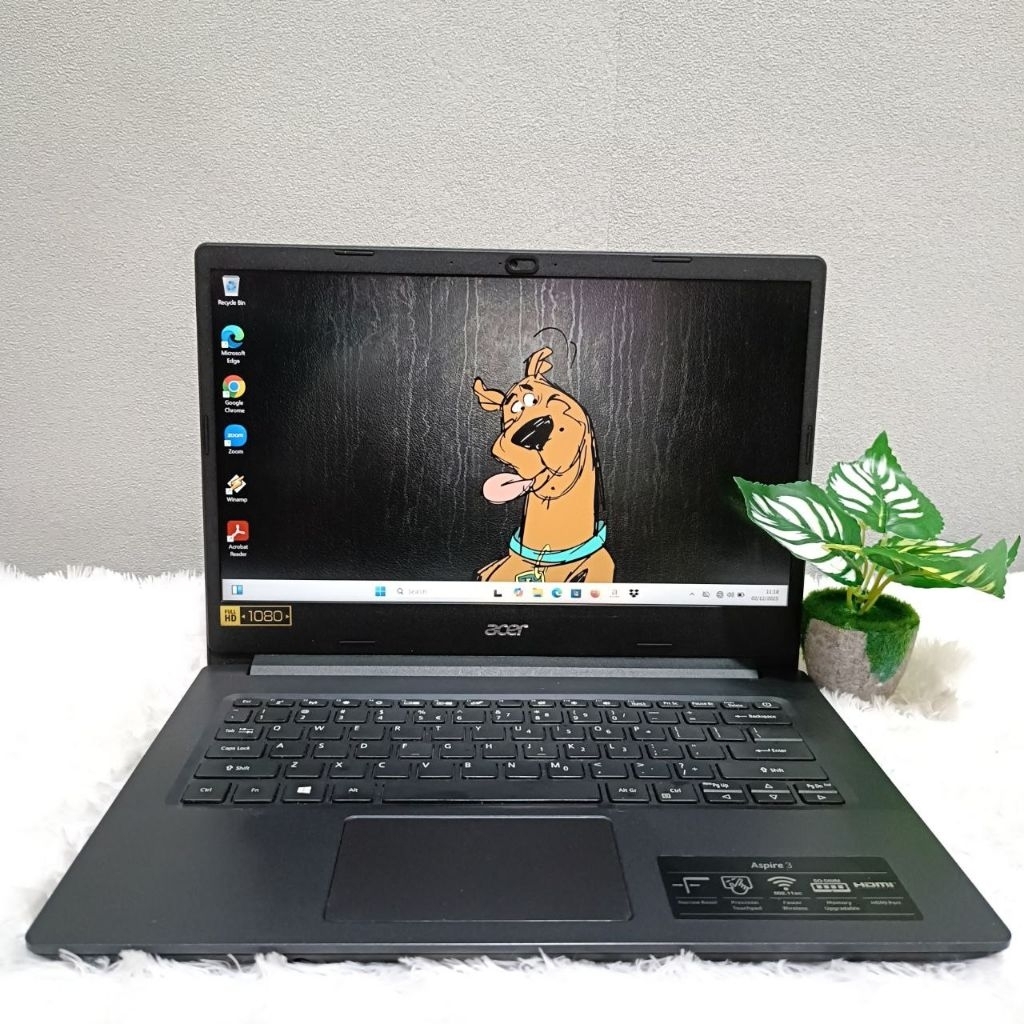 LAPTOP ACER ASPIRE 3 A314 AMD ATHLON 3020E RAM 8GB SSD 256GB LAYAR 14.0 FHD GREY