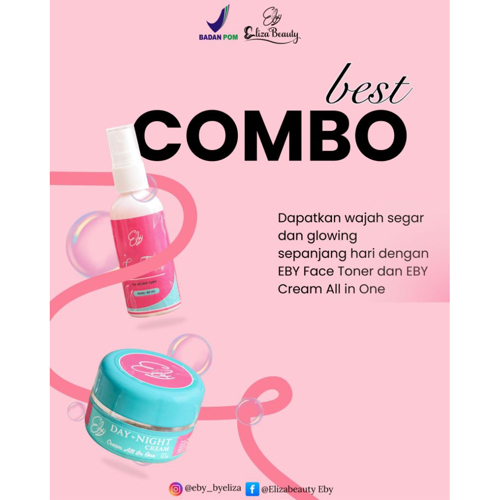 Elizabeauty cream + toner Elizabeauty BPOM
