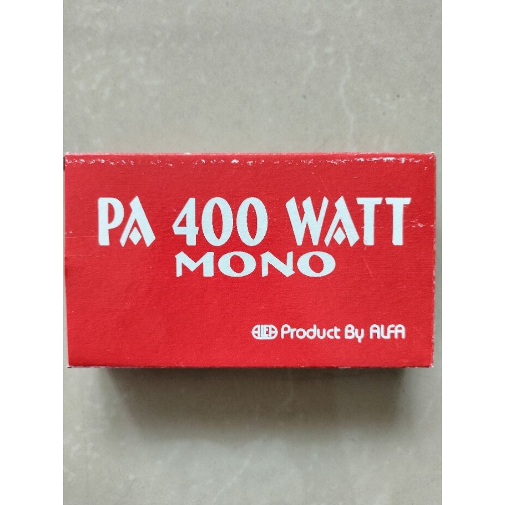 Kit Driver Power Amplifier 400 Watt Mono ALFA PREMIER (Tanpa TR Final)