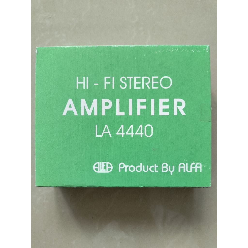Kit Amplifier Stereo LA4440 ALFA Lengkap Tone Control