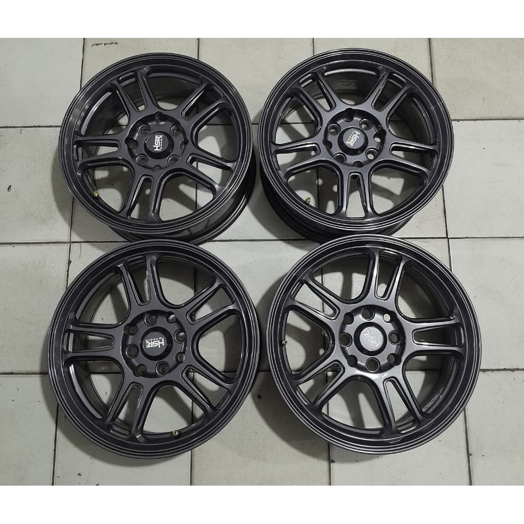Velg Mobil Second HSR NX SPO Ring 15 Lebar 6,5 pcd 4x100/114 Et42