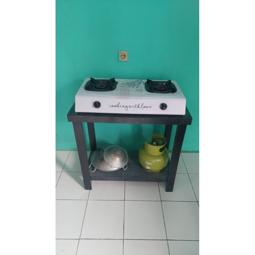 Meja Kompor 2 Tahap 80x40x75
