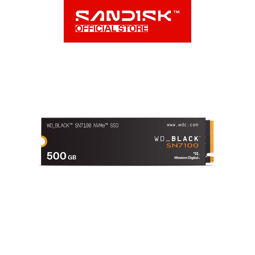 WD Black SSD SN7100 M.2 500GB / 1TB / 2TB PCIe Gen4 NVMe 2280