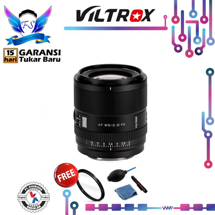 Viltrox AF 85mm F2 EVO for Sony FE Full Frame Lensa Viltrox 85 mm f/2 Garansi Resmi