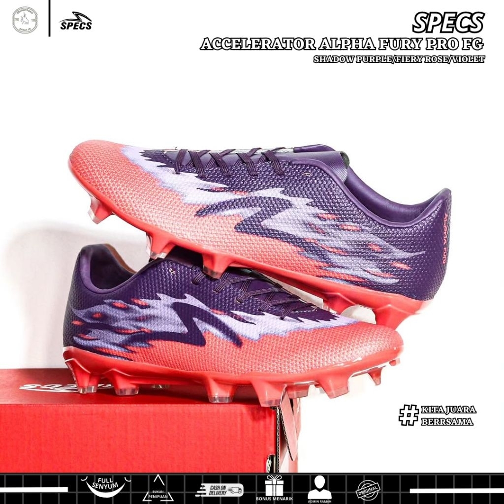 SEPATU BOLA SPECS ACCELERATOR ALPHA FURY PRO FG