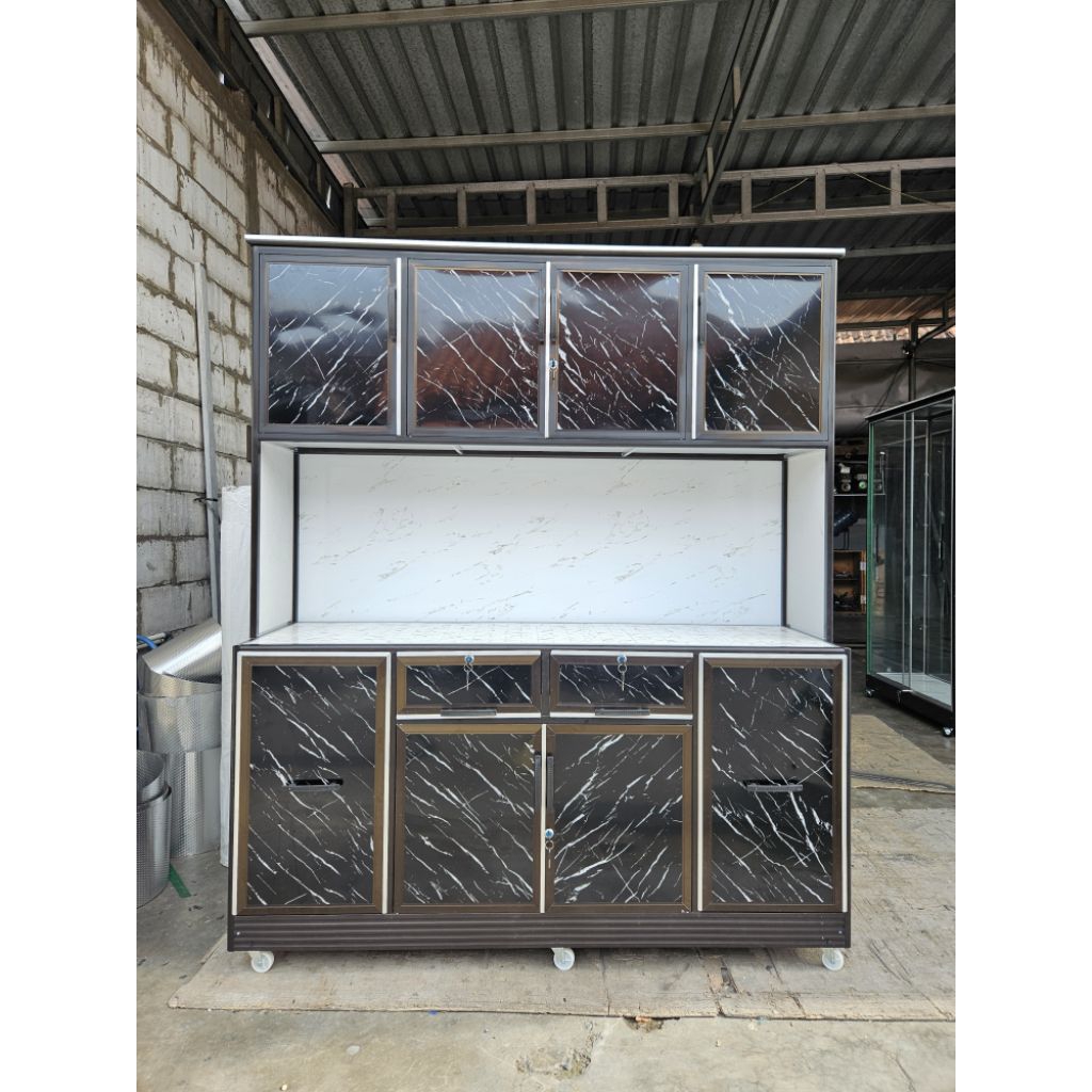 Rak Piring Tarikan / Rak Piring Acp / Rak Piring Master / Rak Piring Kaca