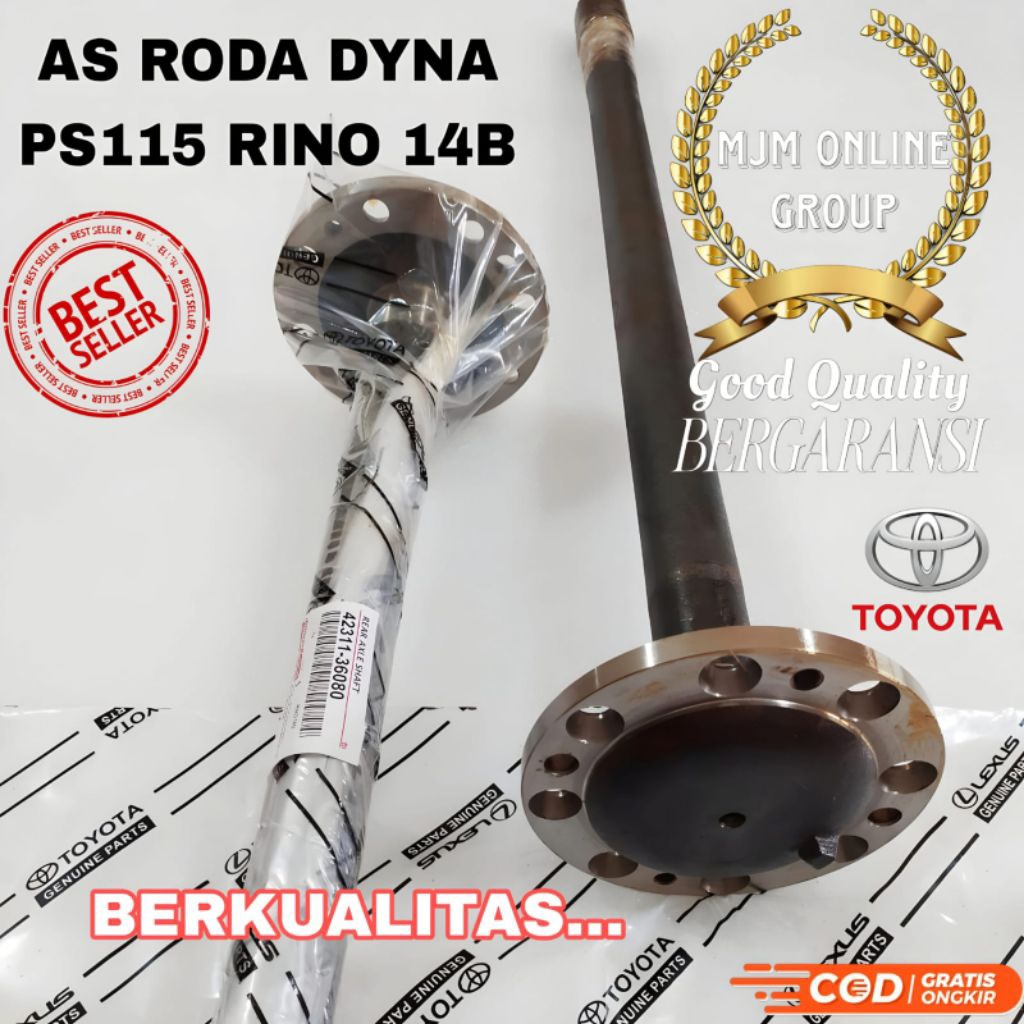 As roda stik as gardan belakang Rino 14b Dyna 115ps Ps 115 Bergaransi