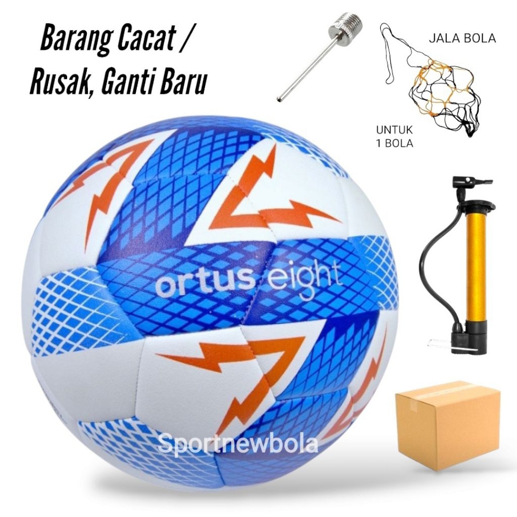 Bola Futsal OrtusEight Asli Jahit . Bola Futsal Size 4