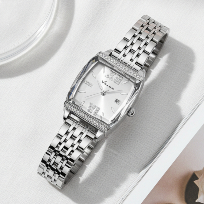 VIANOVA - Jam Tangan Wanita Original Anti Air 1229 Standard Jepang Jam Tangan Cewek