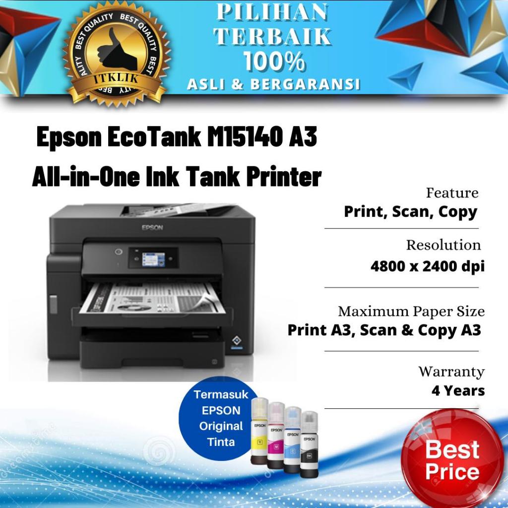 Printer Epson M15140 Monochrome Multifungsi A3 WiFi Duplex