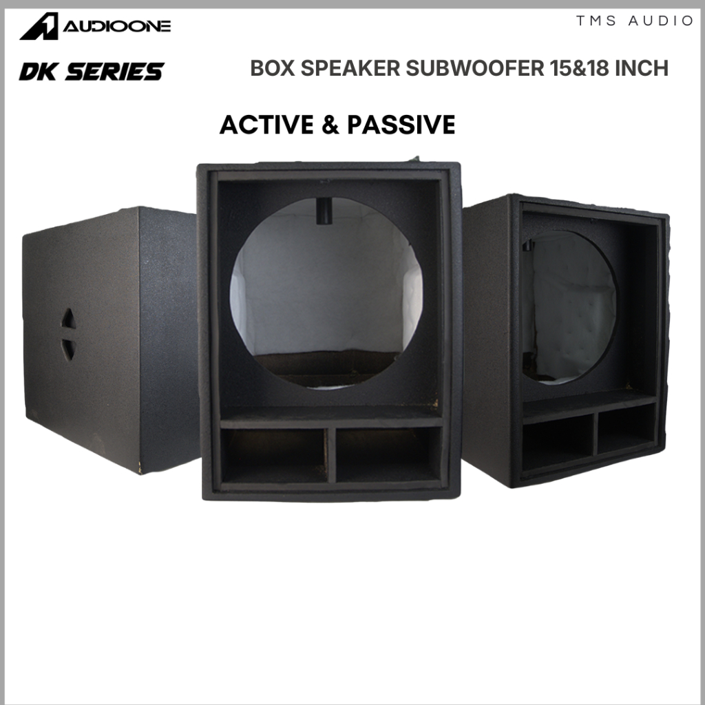 Box Subwoofer Kosong AUDIO ONE 15" / 18" DK | Kuat, Tahan Air, Cat Anti Gores I TMS AUDIO
