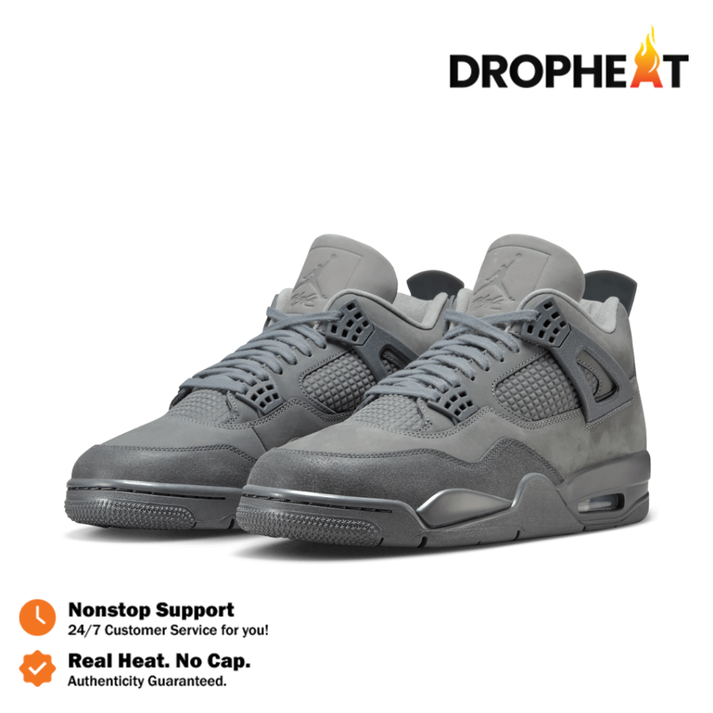 Sepatu Nike Air Jordan 4 SE Paris Olympics Wet Cement Grey Sneakers Authentic