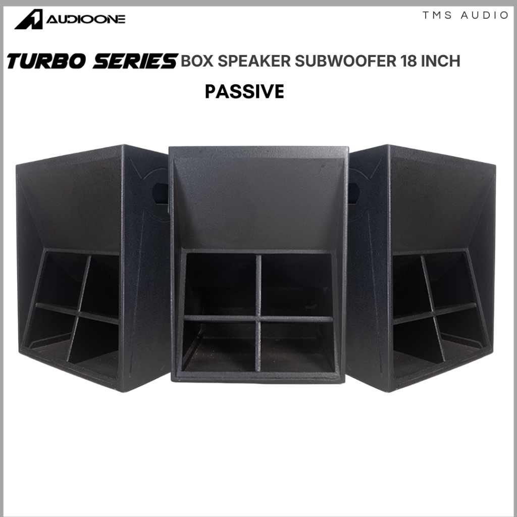 Box Kosong Speaker Subwoofer Turbo 18 inch Single & Double  Bahan Full Meranti AUDIO ONE | TMS AUDIO