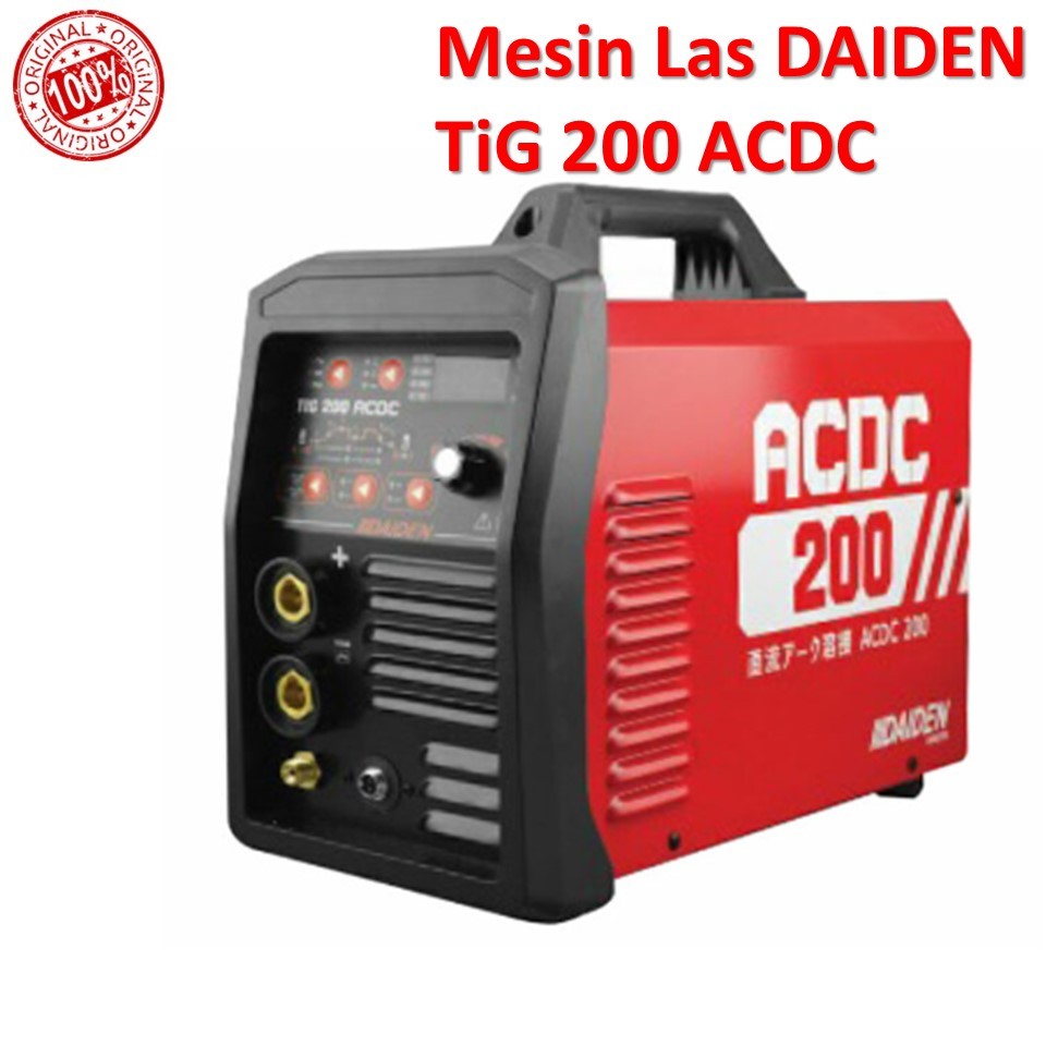 Mesin Las DAIDEN DAIDEN TIG 200 ACDC Pulse Inverter Welding Trafo Las 200 A Las Stainless Alumunium 