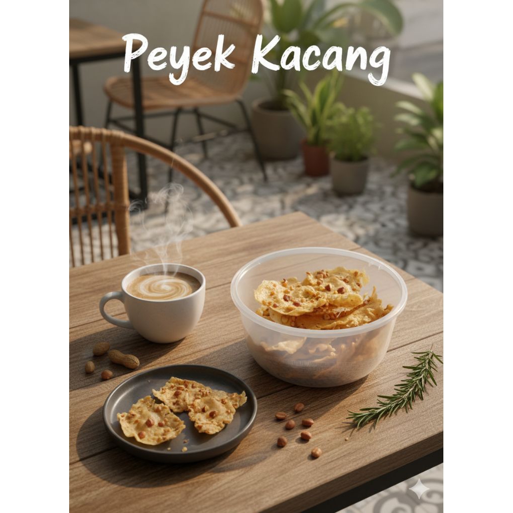 PEYEK KACANG TANAH//PEYEK KACANG RENYAH 50 gr kemasan plastik //PEYEK KACANG HOMEMADE