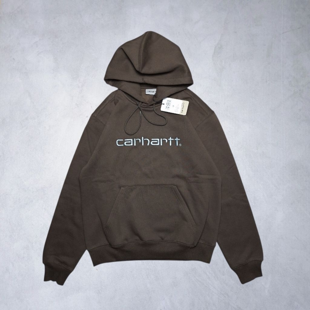 CRHRTT WIP Hooded Carhartt Sweatshirt Brown Vitola Citadel Original