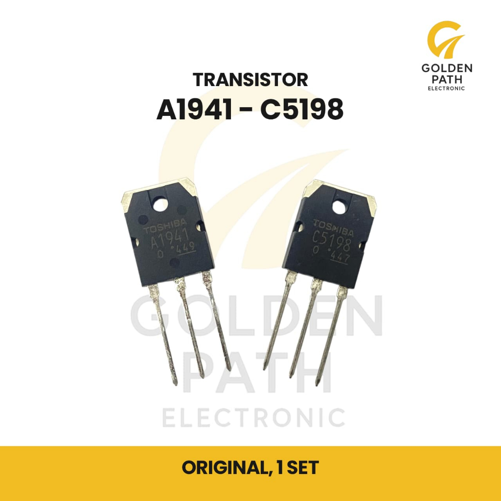 TRANSISTOR A 1941 C 5198 ( SET ) A1941 C5198 TOSHIBA ORIGINAL