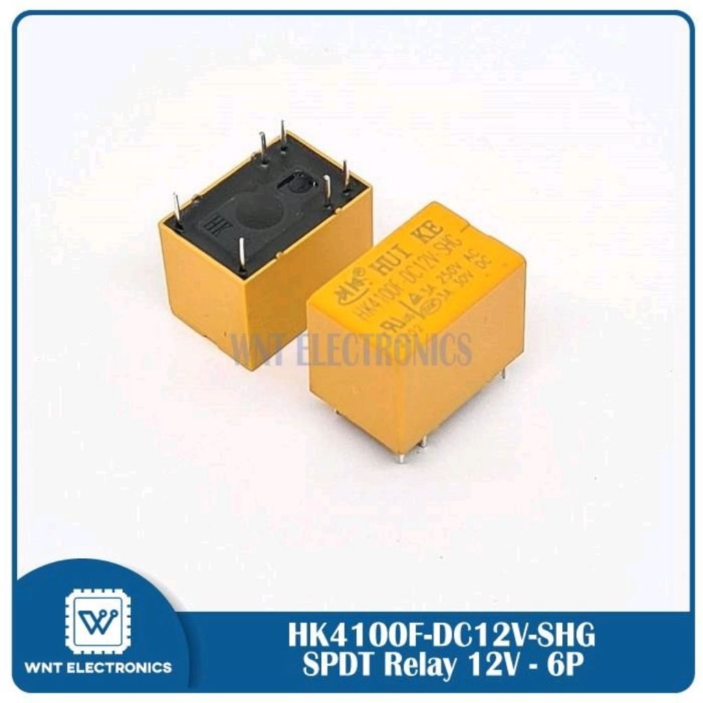 RELAY 12V 6PIN 6P 6 KAKI HK4100F DC12V SHG HK4100F-DC12V-SHG