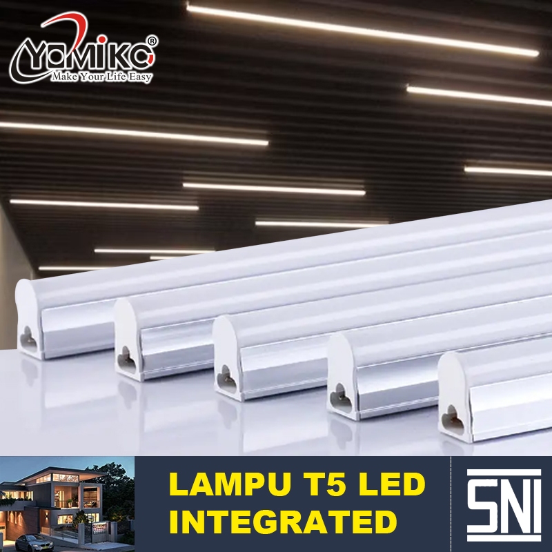 Yomiko Lampu T5 LED TL Neon 5W 10W 15W 20W 220V SNI