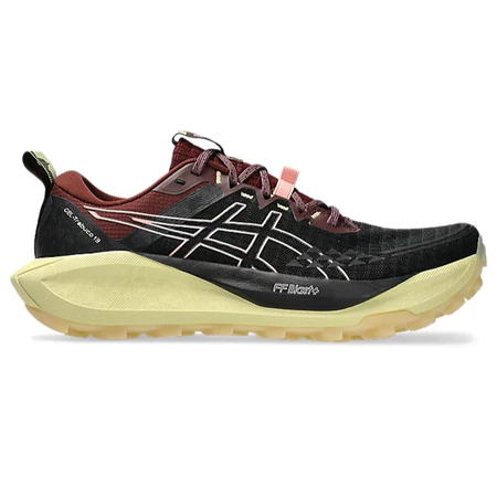 ASICS Gel Trabuco 13 Women Black/Wild Blossom - Sepatu Trail Run Wanita