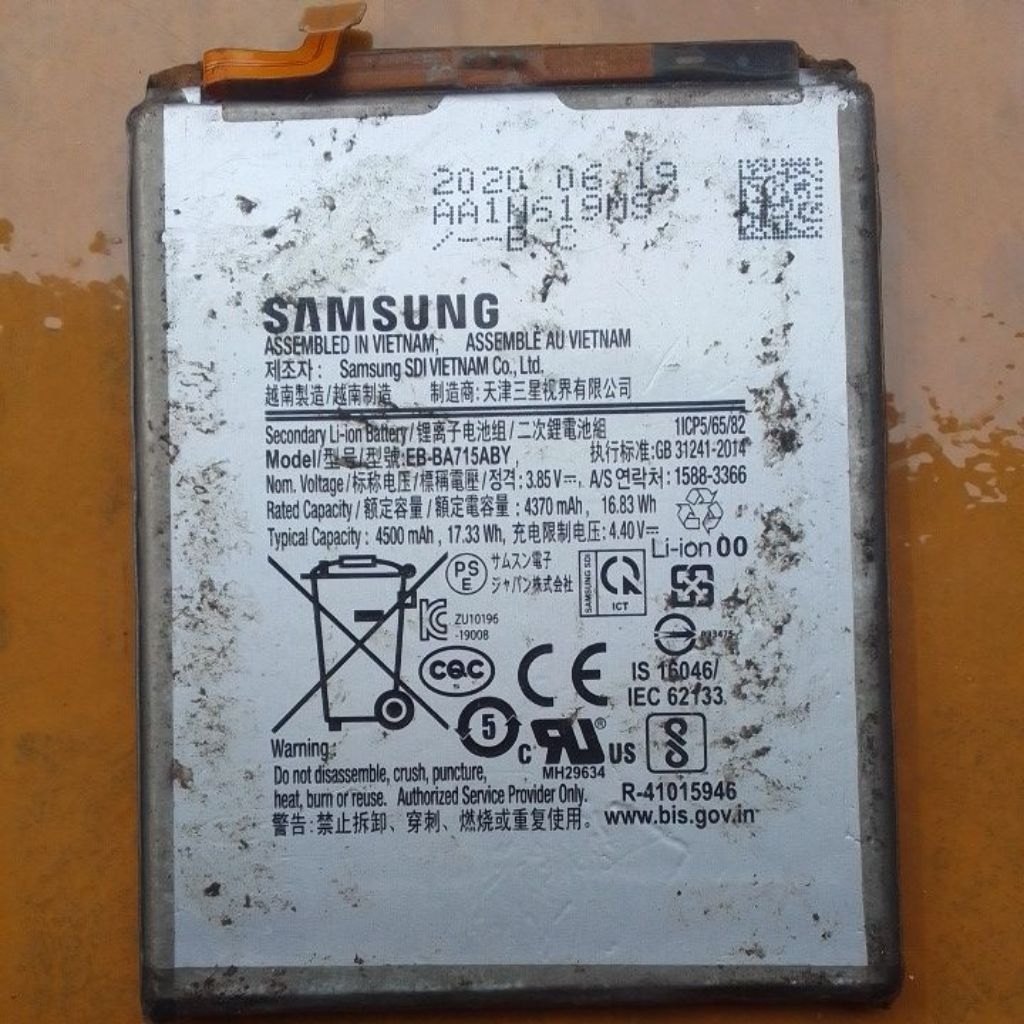 batre eb-ba715aby hp samsung galaxi a71 seken