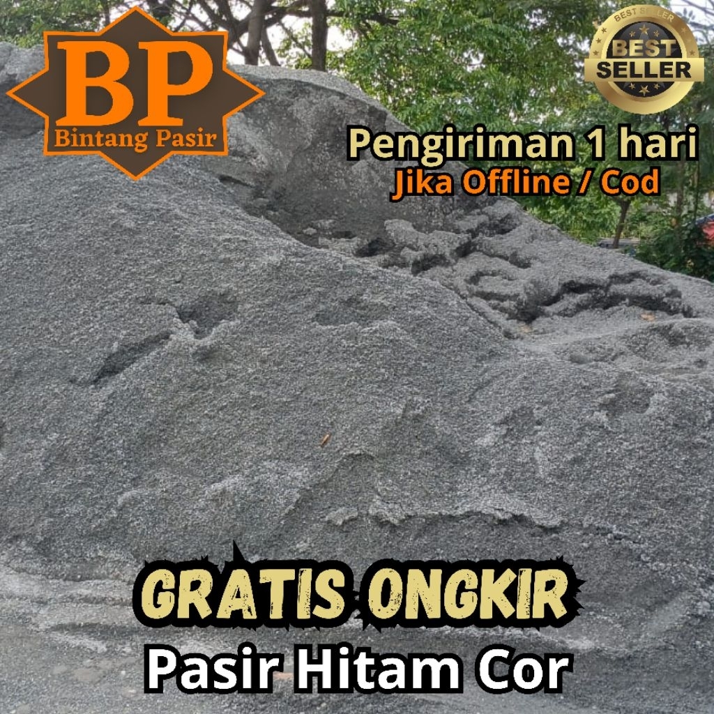Pasir Hitam Cor / Pasir Cor / Pasir Cor Hitam / Pasir Hitam / Pasir Beton