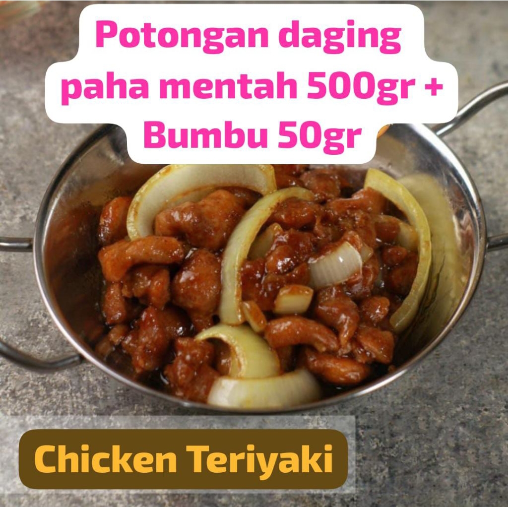 Bento Chicken Ayam Teriyaki DAGING PAHA 500 gram + bumbu ala Hokben Praktis Tinggal Masak Bisa Juga 