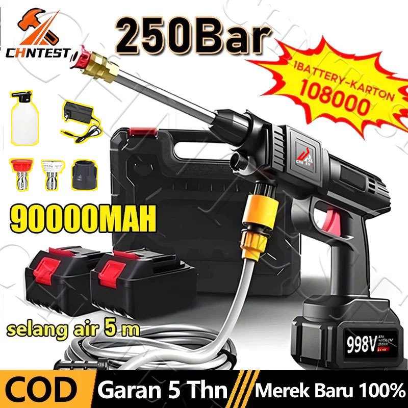 jet cleaner mesin cuci motor portable 998Vf   Multipurpose Jet Cleaner / Car Wash High Pressure Moto