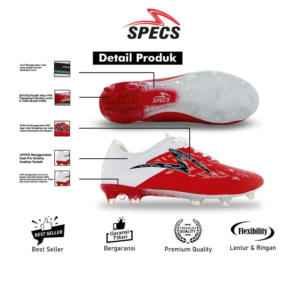 Sepatu Bola Specs Accelerator Alpha Garuda Attack