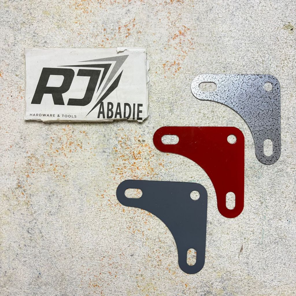 Plat Siku L Lubang Tebal 1 MM Lobang Penyangga Rak Besi