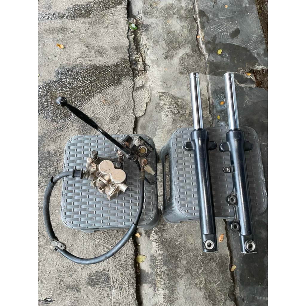 shock depan skok depan suzuki skywave + set pengereman original