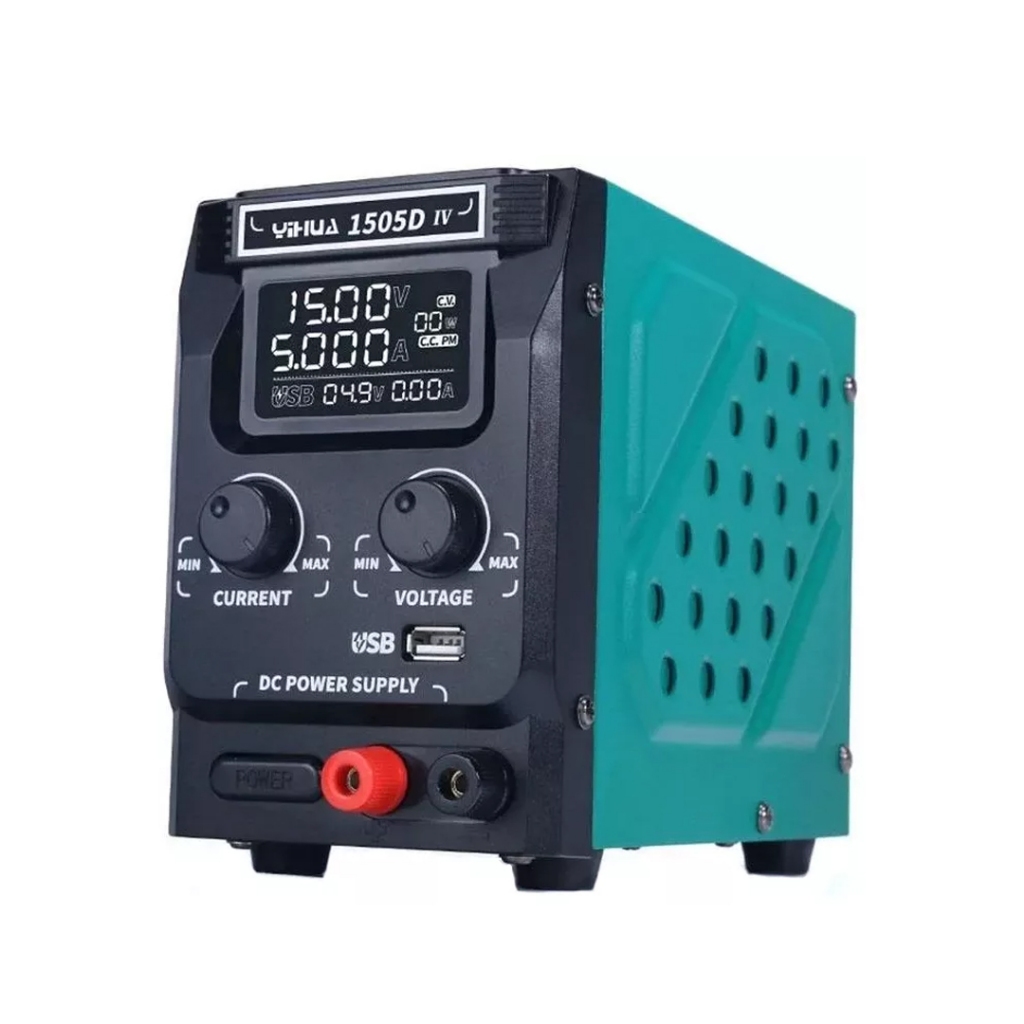 Power Supply Digital HP Yihua 1505D-IV USB Fast Charge 15V 5A Original