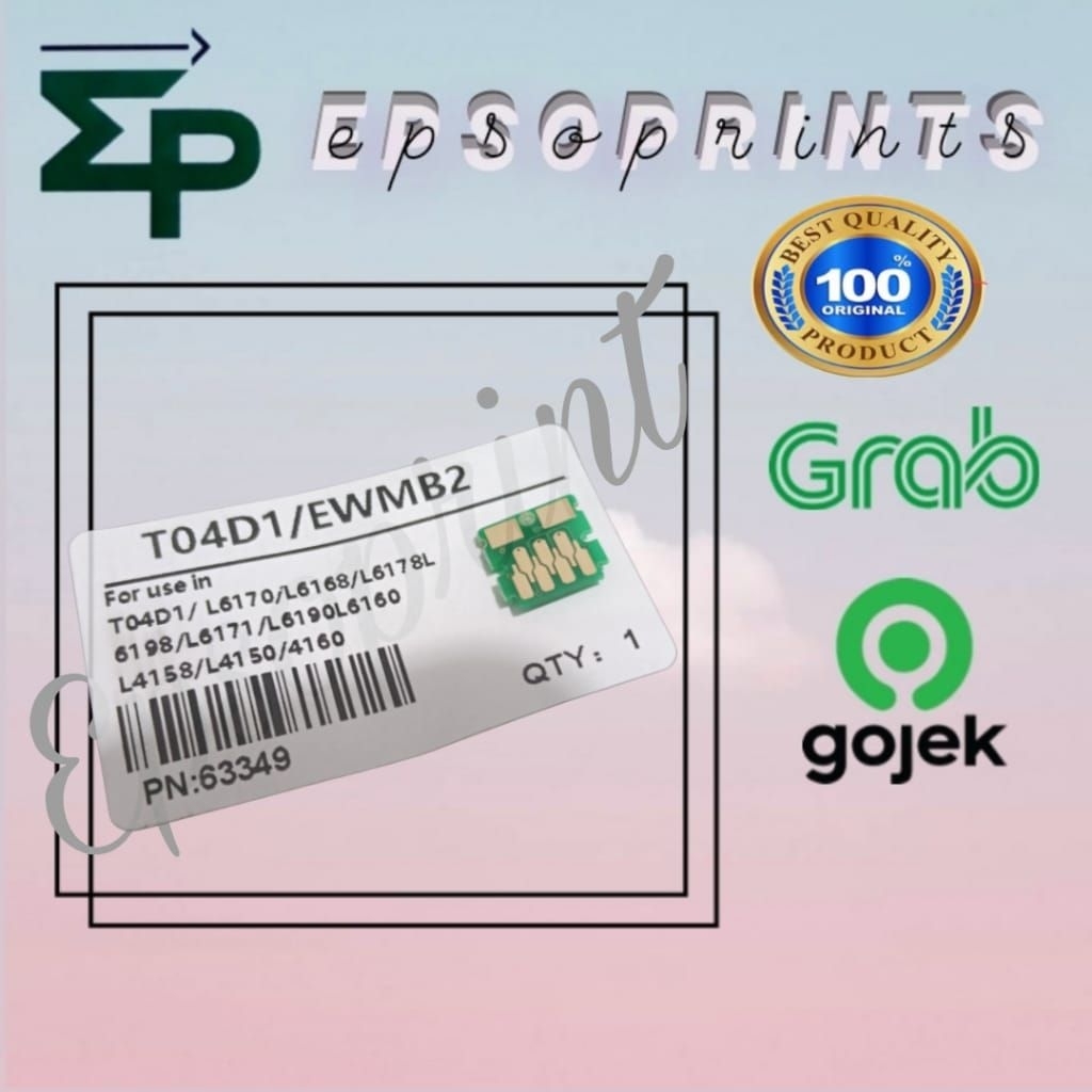 Chip Epson Maintenance Box T04D1 Printer M1140 M2140 M3170 L14150