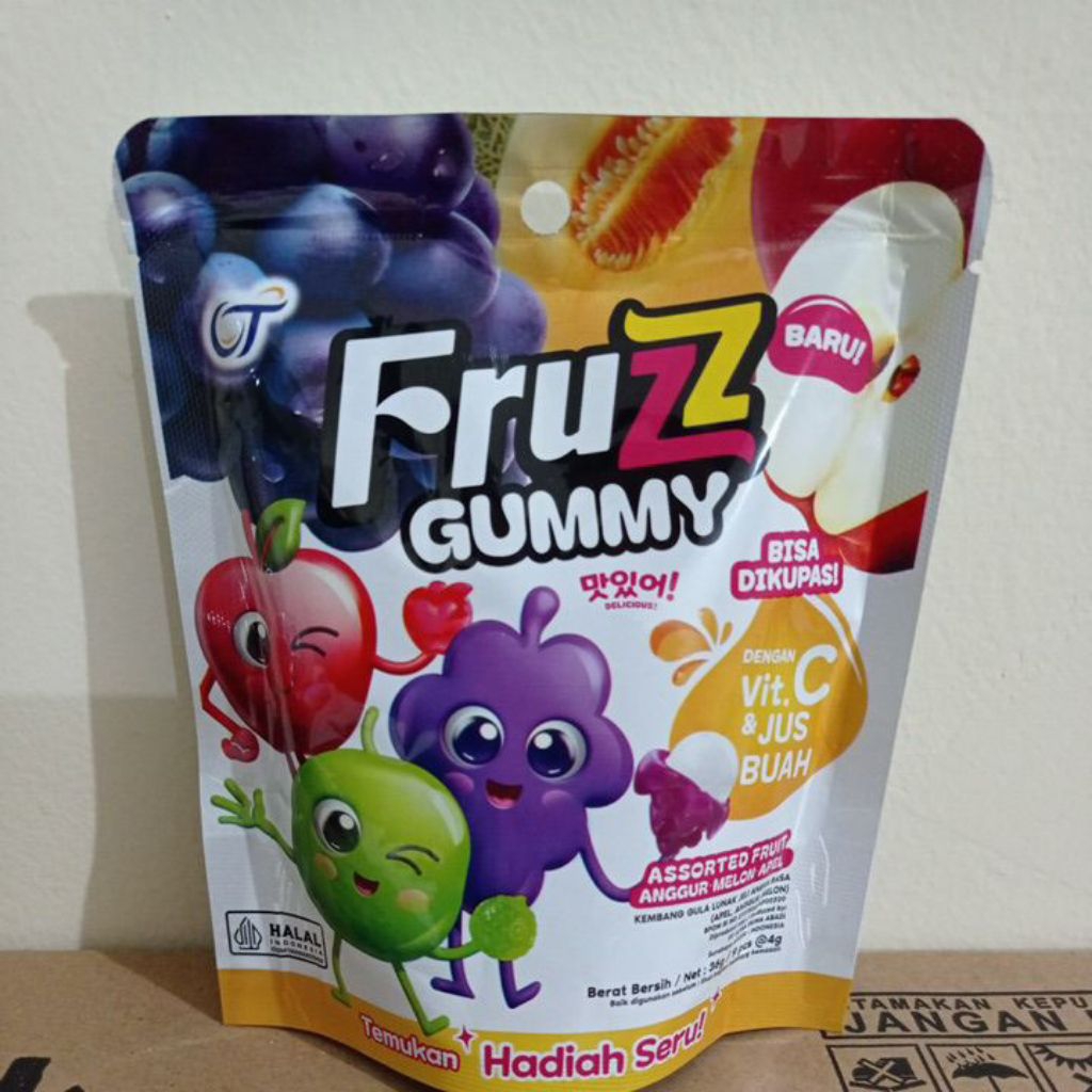 FRUZZ GUMMY POUCH 36GR