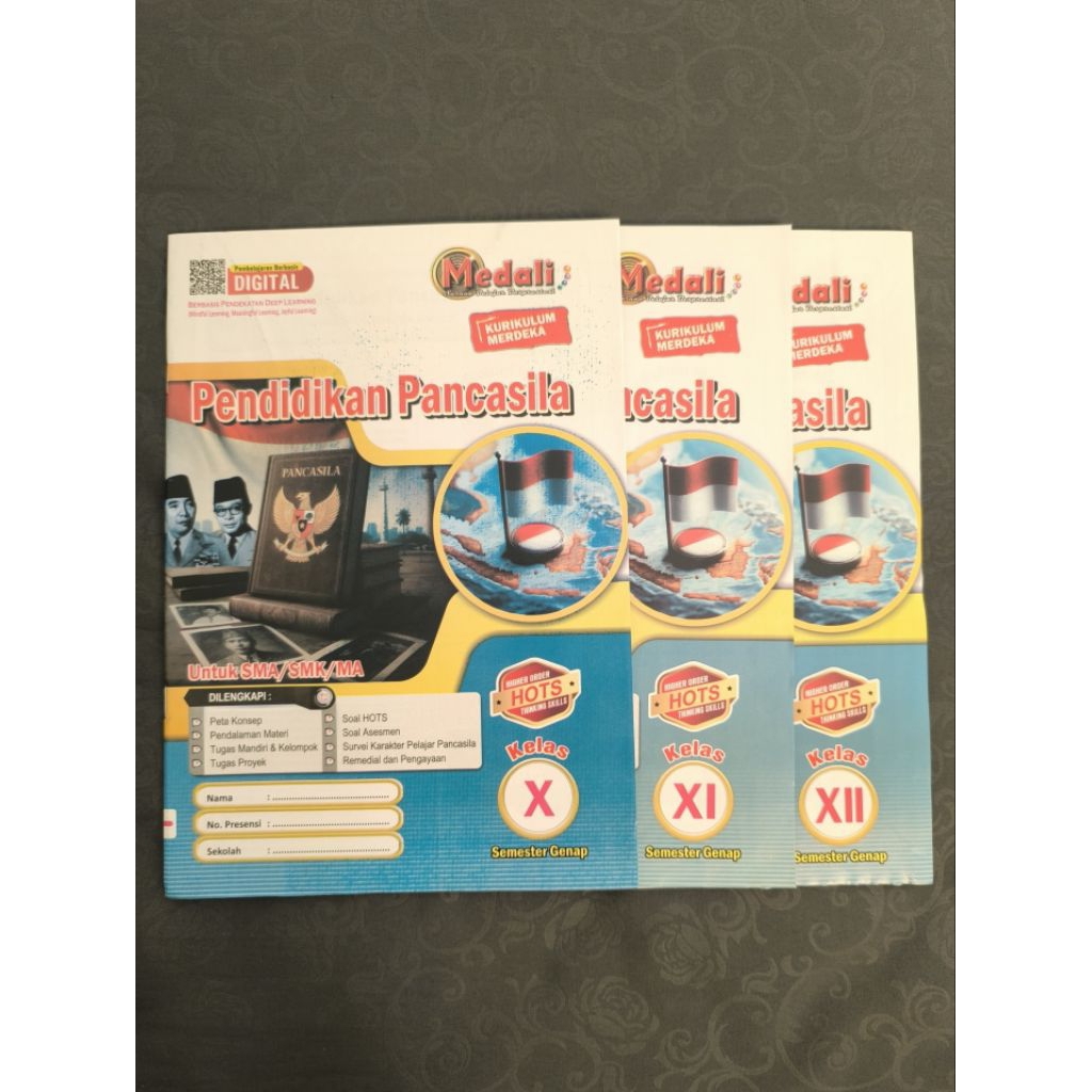 Buku LKS Pendidikan Pancasila SMA/SMK/MA Kelas 10-12 Semester 2 Kurikulum Merdeka*