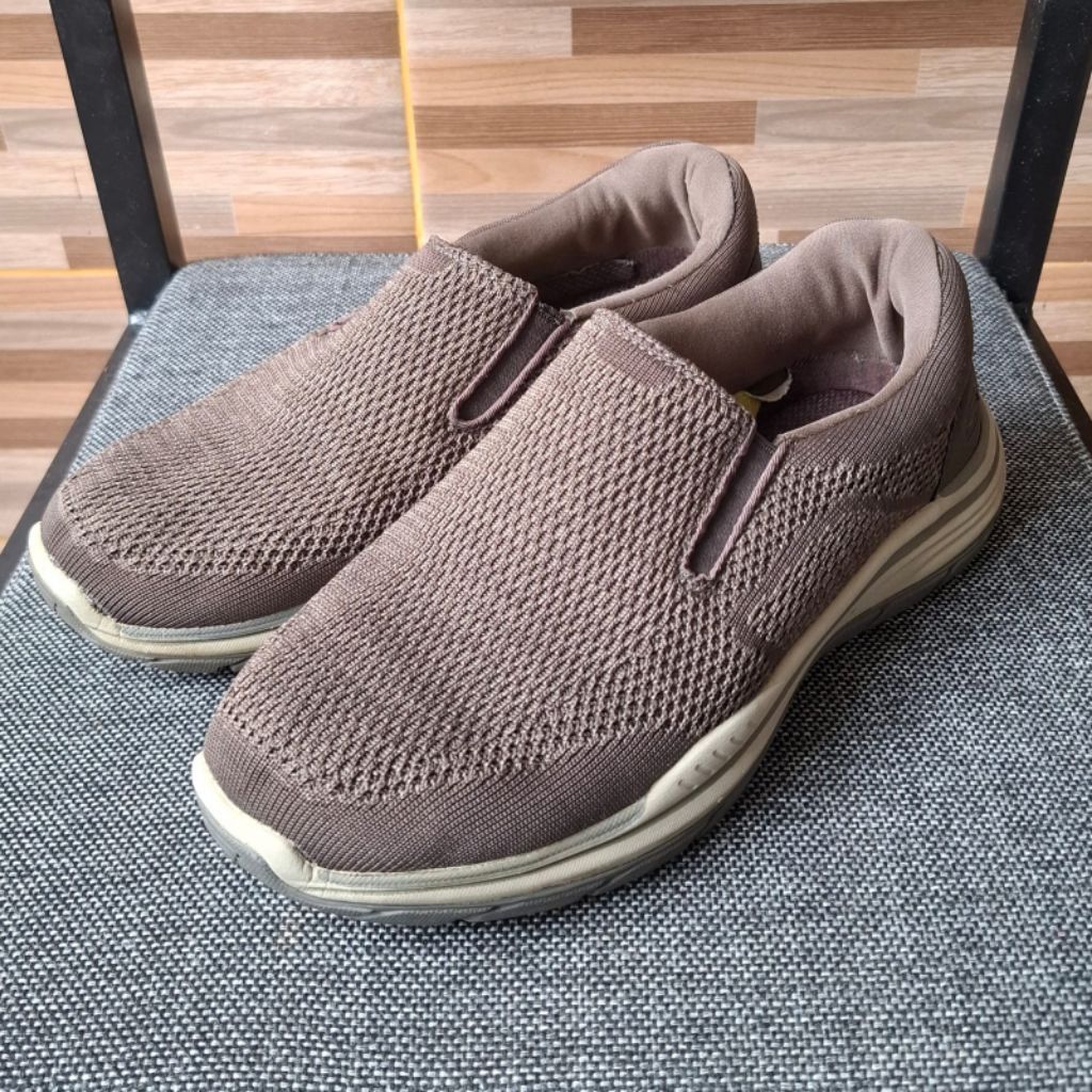 SKECHERS EXPECTED ARAGO 2.0 MEN CASUAL SHOES - OLIVE prelove