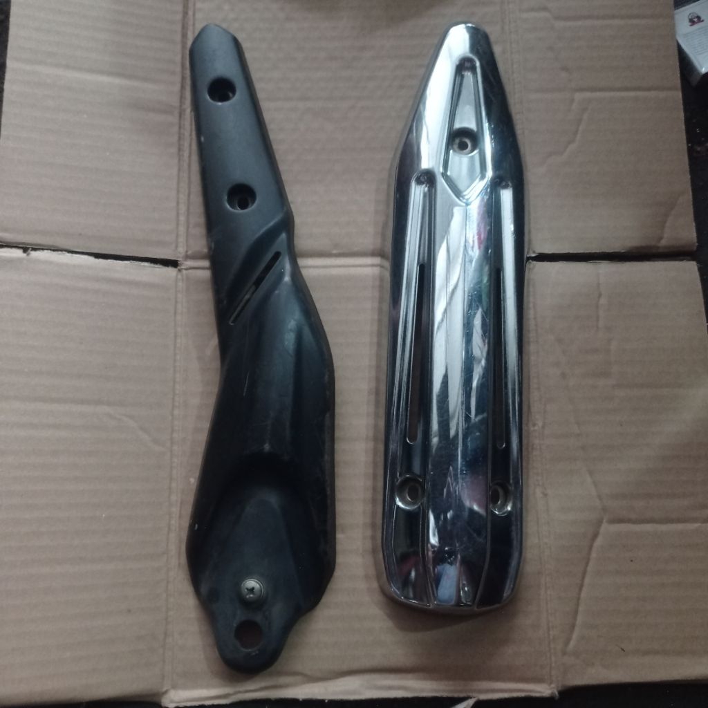 cover tameng plindung knalpot jupiter mx new 135 original