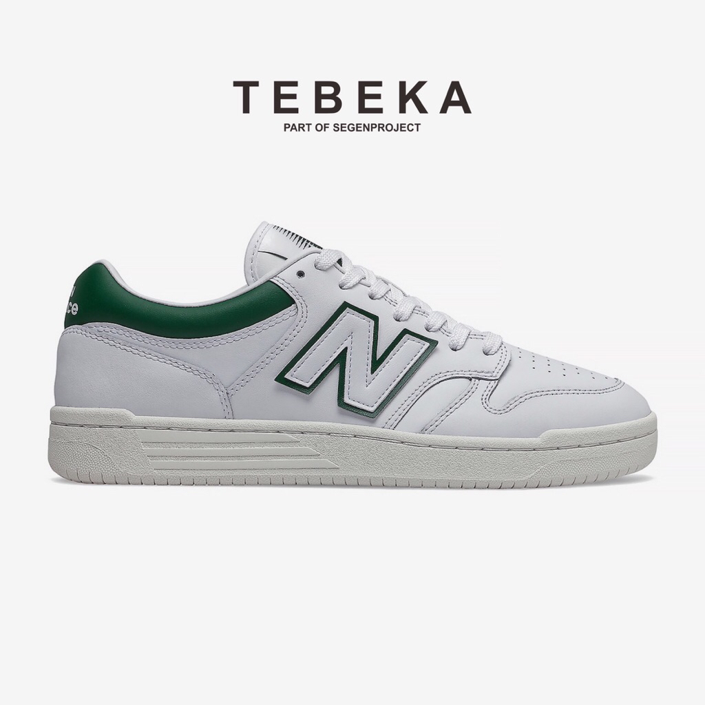 Sneakers Basketball NB Classic BB480LV1 Leather [BB480LGT] White Bone Green Original