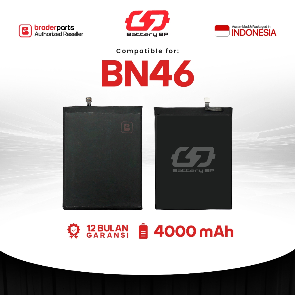 Battery Bp BraderParts BN46 For Redmi 7 | Redmi Note 8 4000 mAh