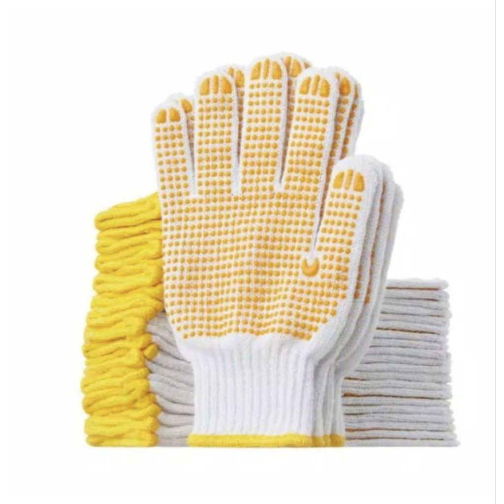 Sarung tangan katun Polkadot